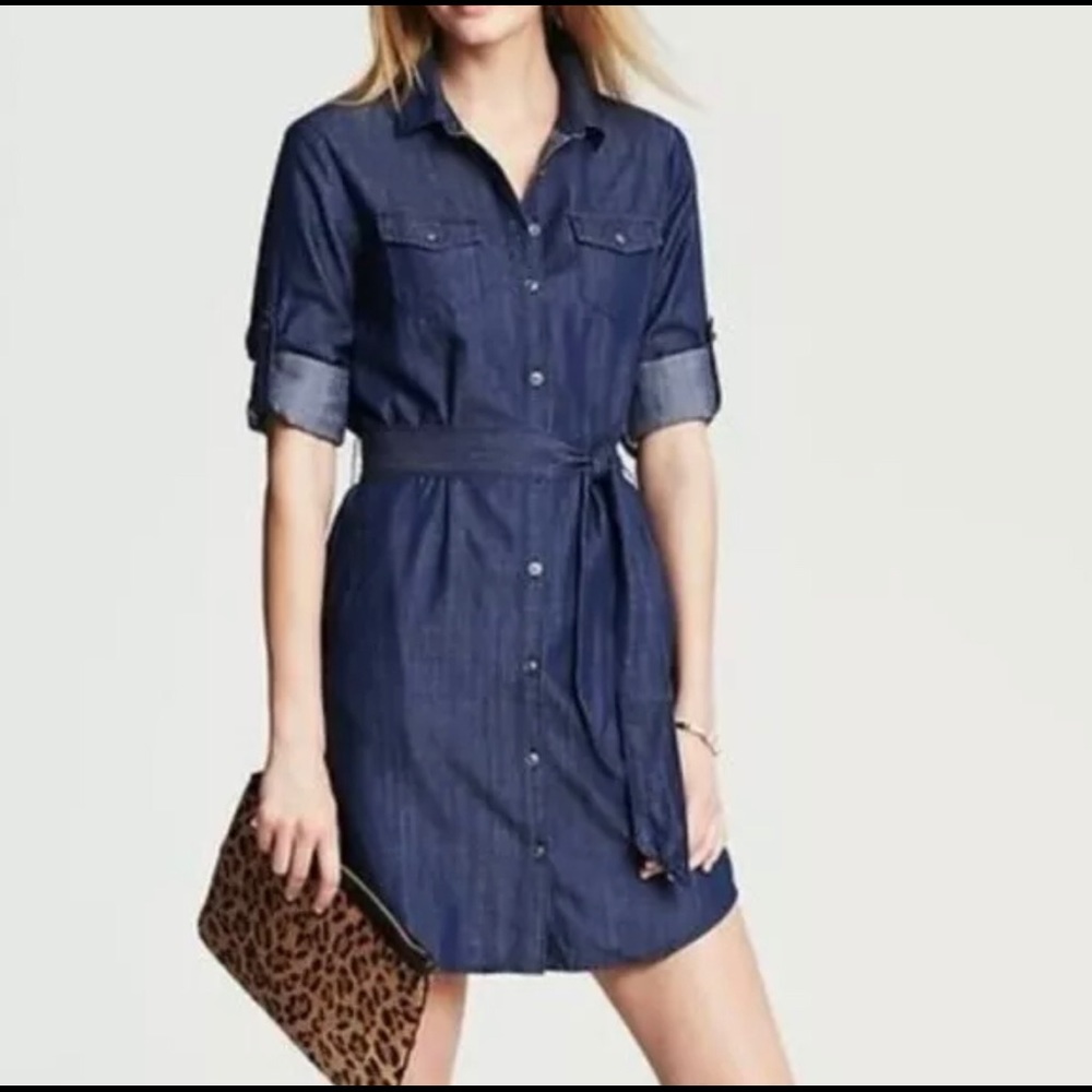 chambray Banana Republic dress